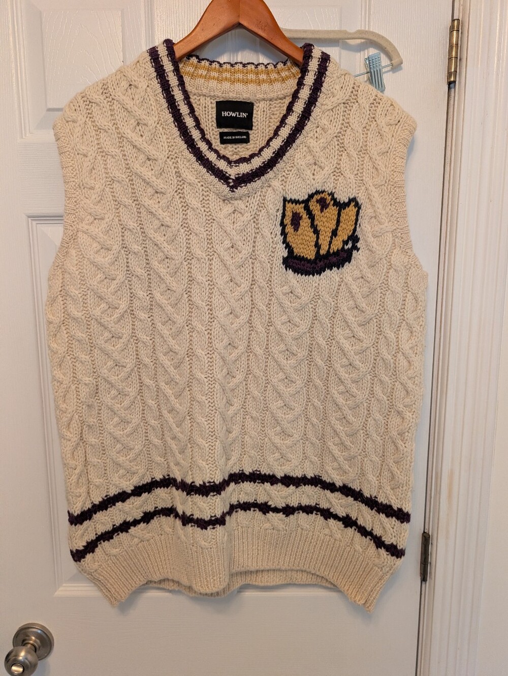 Quirky Wool Sweater Vest By Howlin